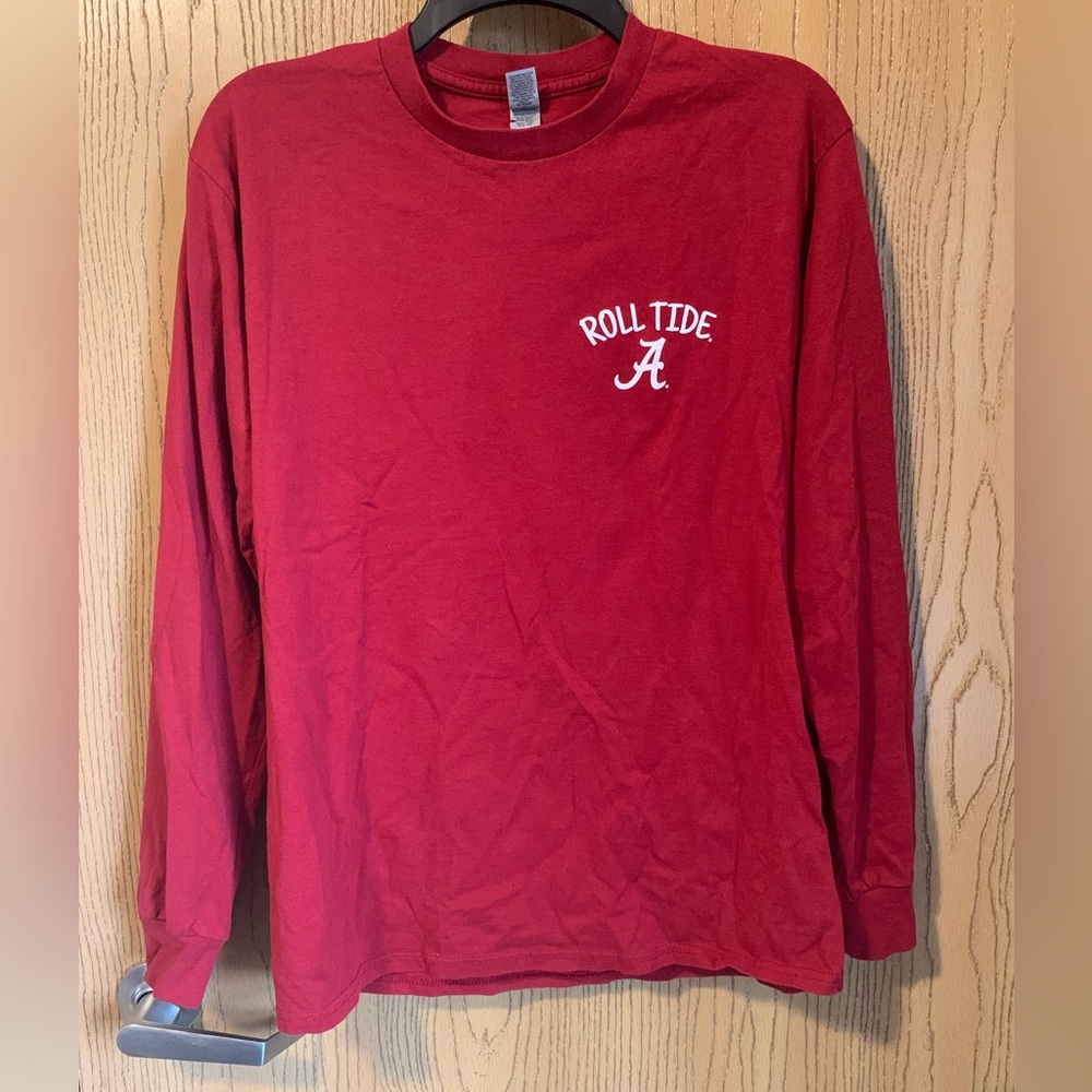 Alabama Red Long Sleeve Classic Crew Neck